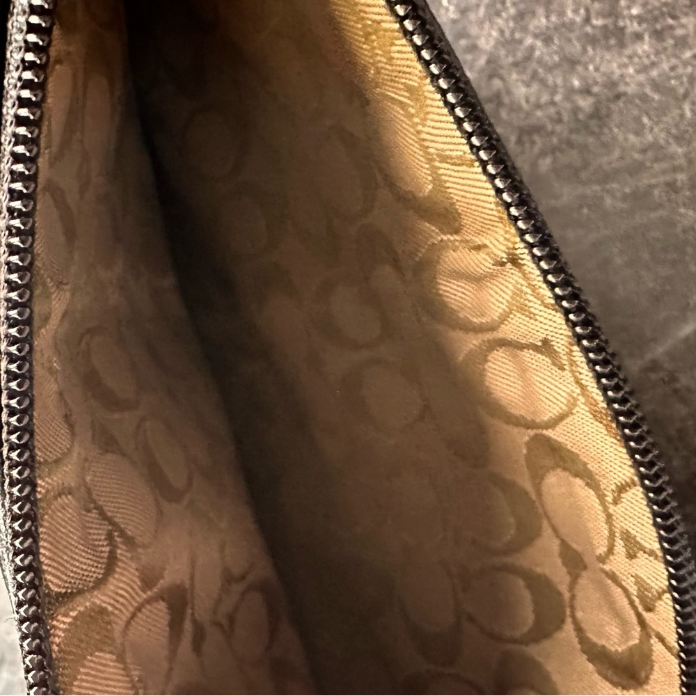 Coach Black Leather Wristlet - Picture 4 of 7